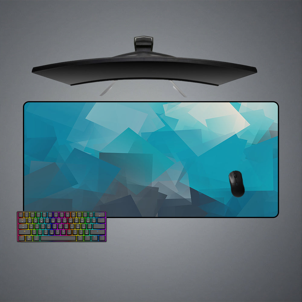 Rectangle Shapes Design M-XXL Size Gaming Mouse Pad, Computer Desk Mat