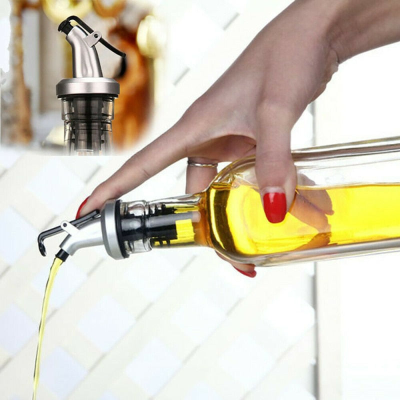 Kitchen Gadgets Seasoning Pourer Spout - 5Pcs Leak-Proof Dispenser Set