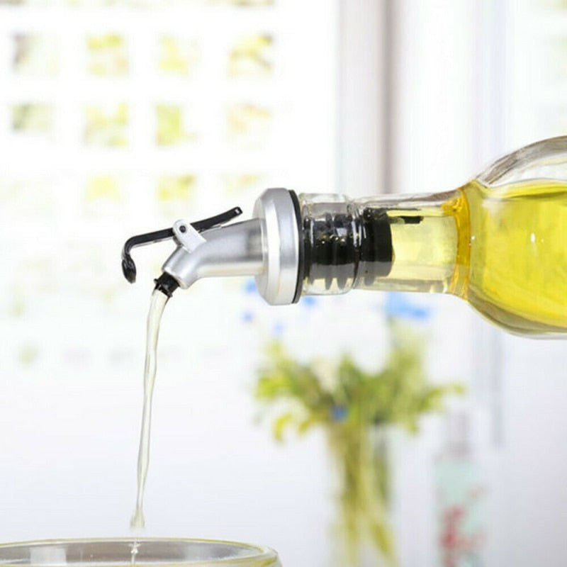 Kitchen Gadgets Seasoning Pourer Spout - 5Pcs Leak-Proof Dispenser Set