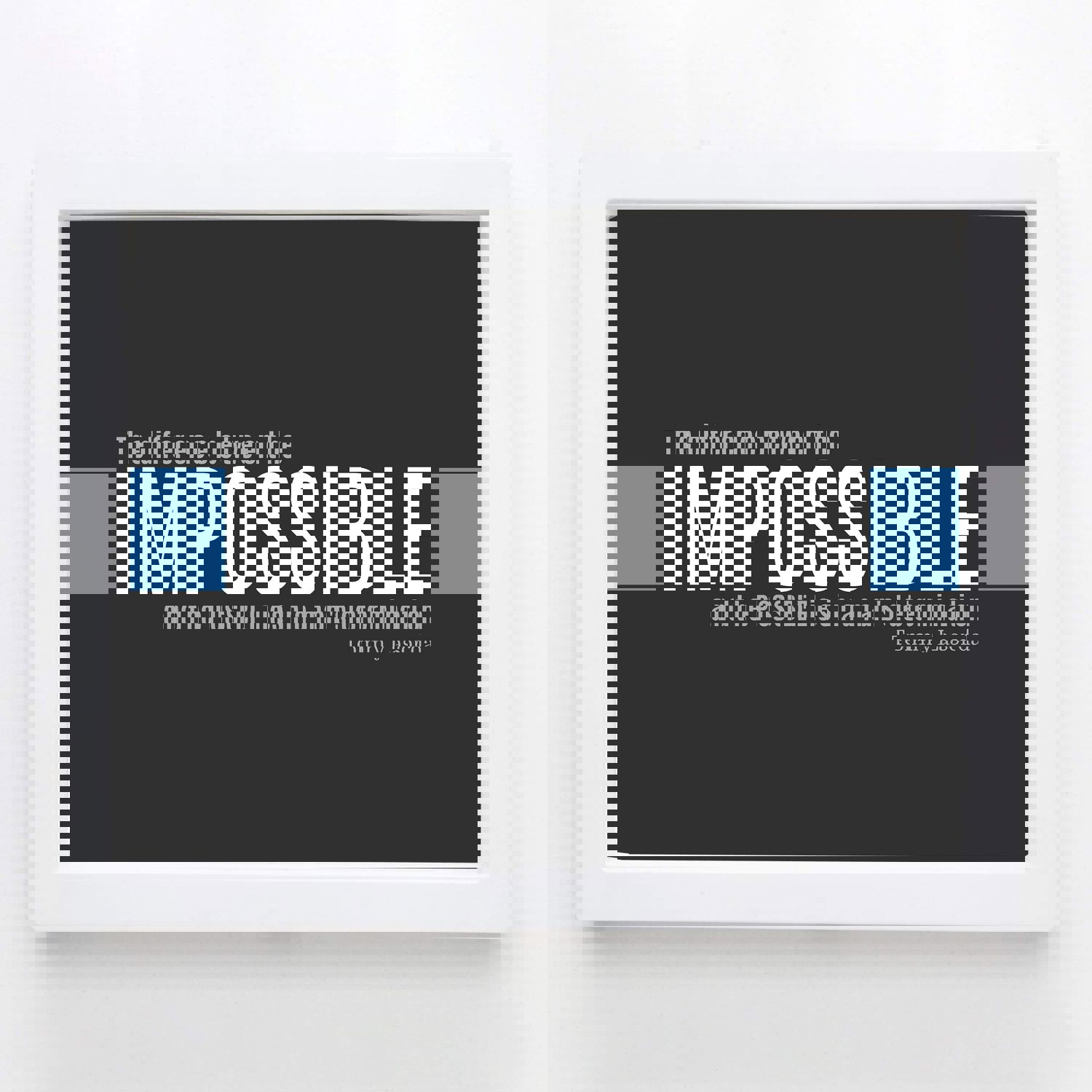 Tommy Lasorda Motivational Wall Art - 10 x 8 Poster Print - Ready to Frame