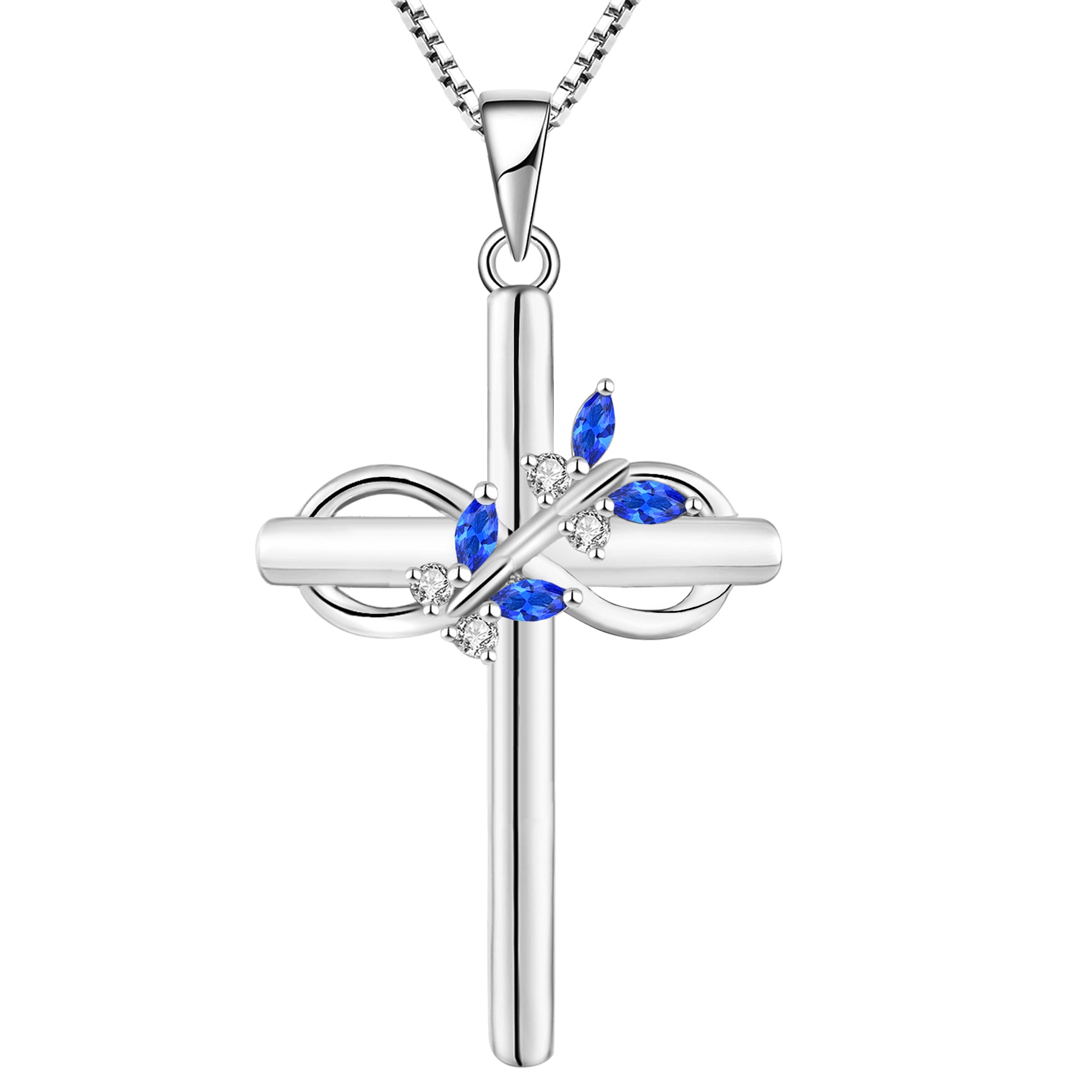 Yeelery Butterfly Infinity Gem Necklaces