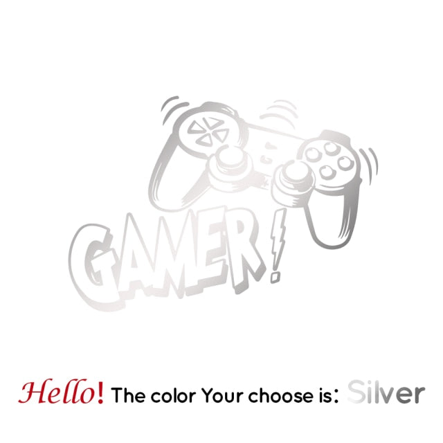 Creative Cartoon Gaming Wall Sticker for Kids Room and Game Room Decoration