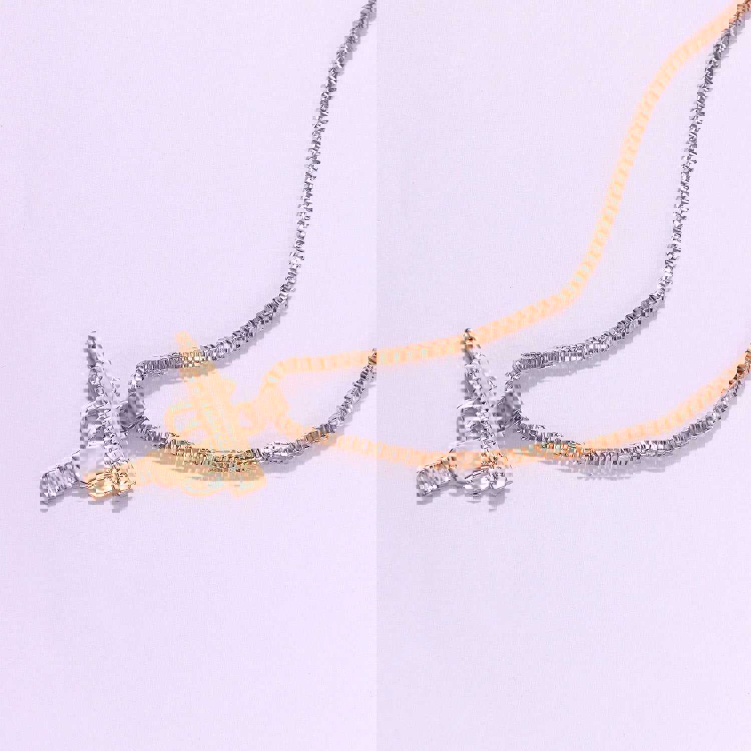 Uzi Small Pistol Pendant Necklace - Punk Style Women's Choker Necklace