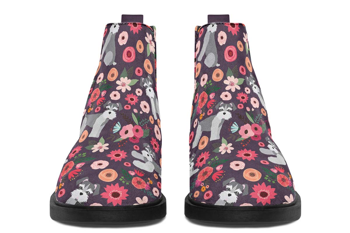 Schnauzer Flower Neat Vibe Boots