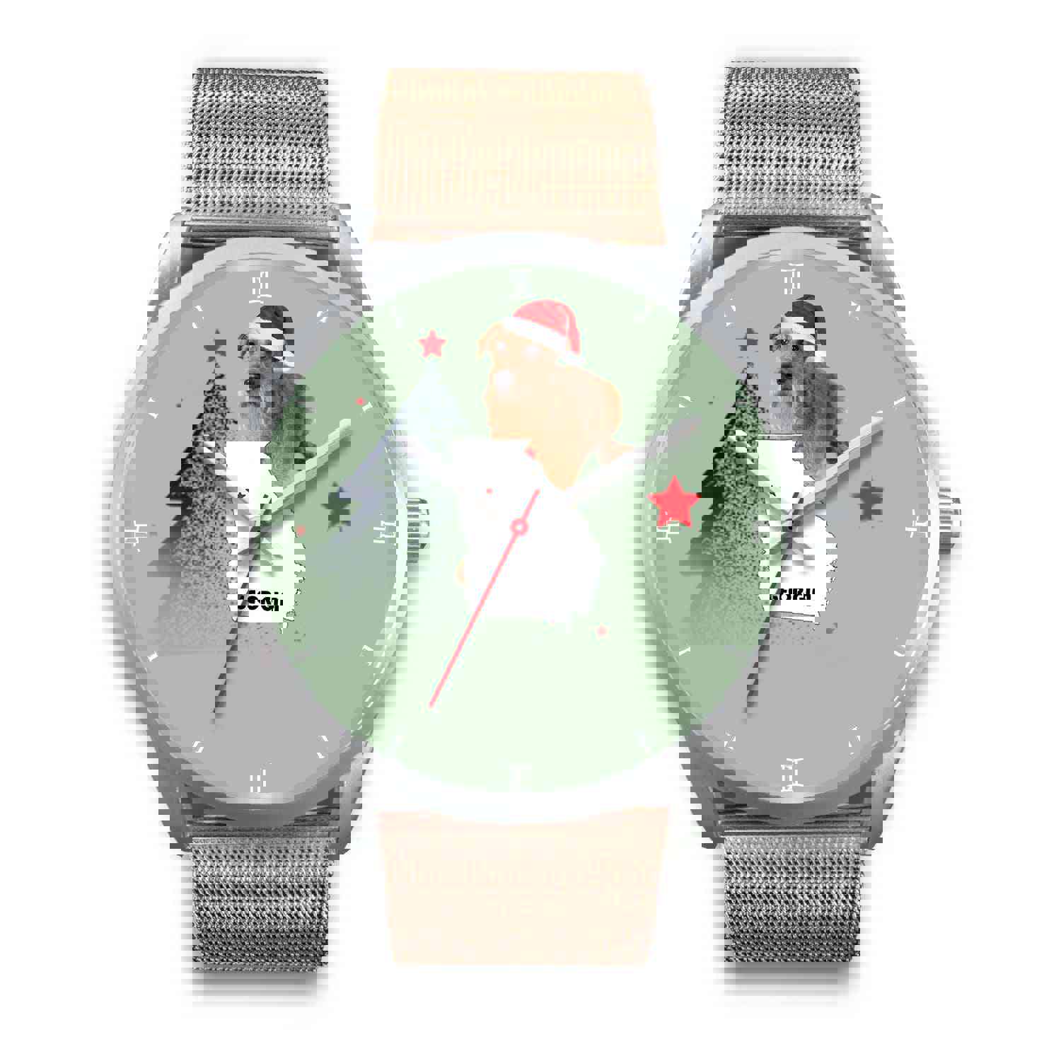 Irish Terrier Georgia Christmas Special Wrist Watch