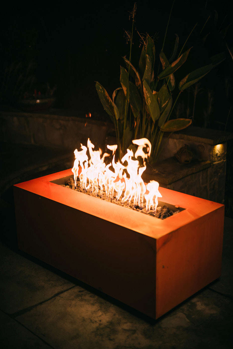 Fire Pit Art Linear 48 - 190K BTU Burner Gas Fire Pit