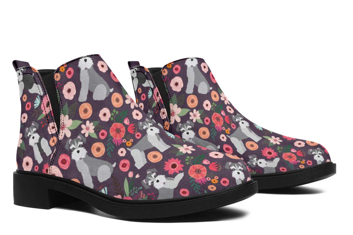 Schnauzer Flower Neat Vibe Boots