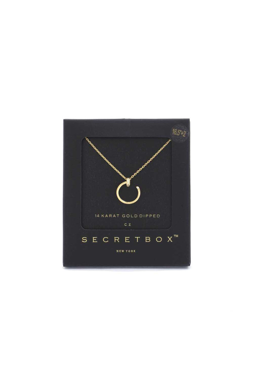 Secret Box Nail Charm Women's Necklace