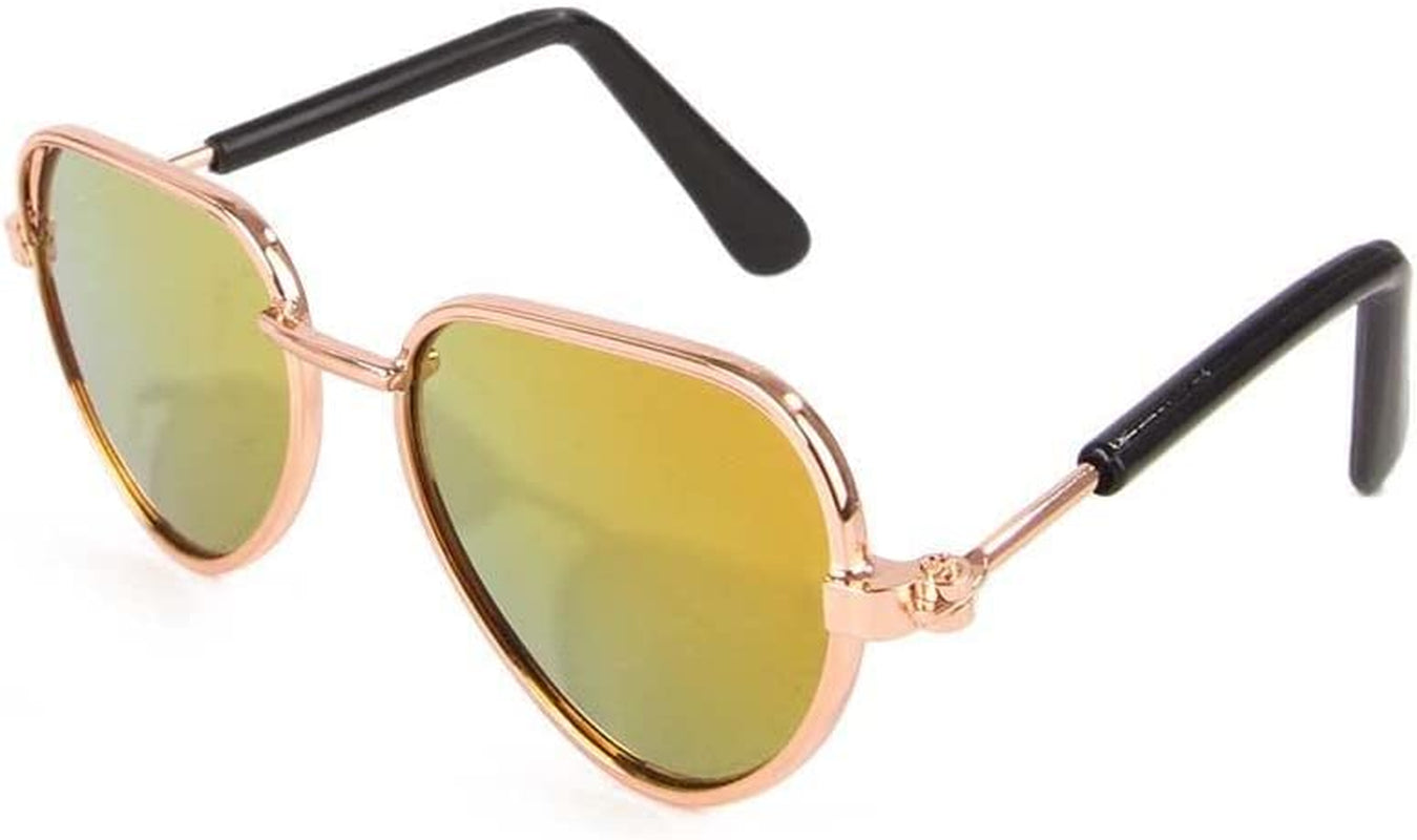 Fashion Pet Sunglasses for Cats and Dogs - Funny Photo Props and Eye Wear Decoration