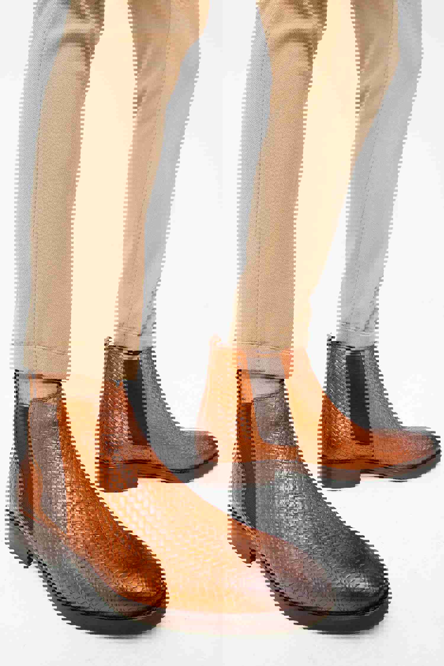 Oslo Tan Leather Chelsea Men Boot