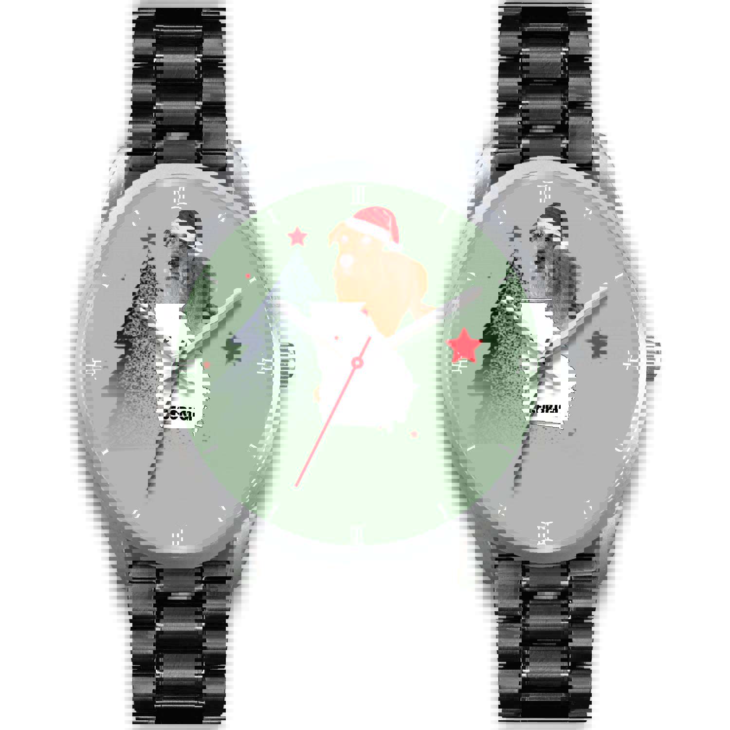 Irish Terrier Georgia Christmas Special Wrist Watch