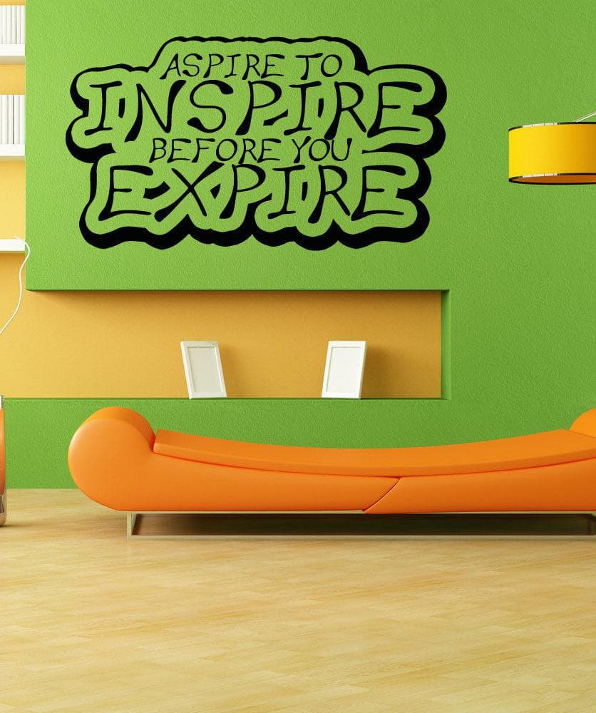 Vinyl Wall Decal Sticker - Aspire to Inspire #OS_AA1265