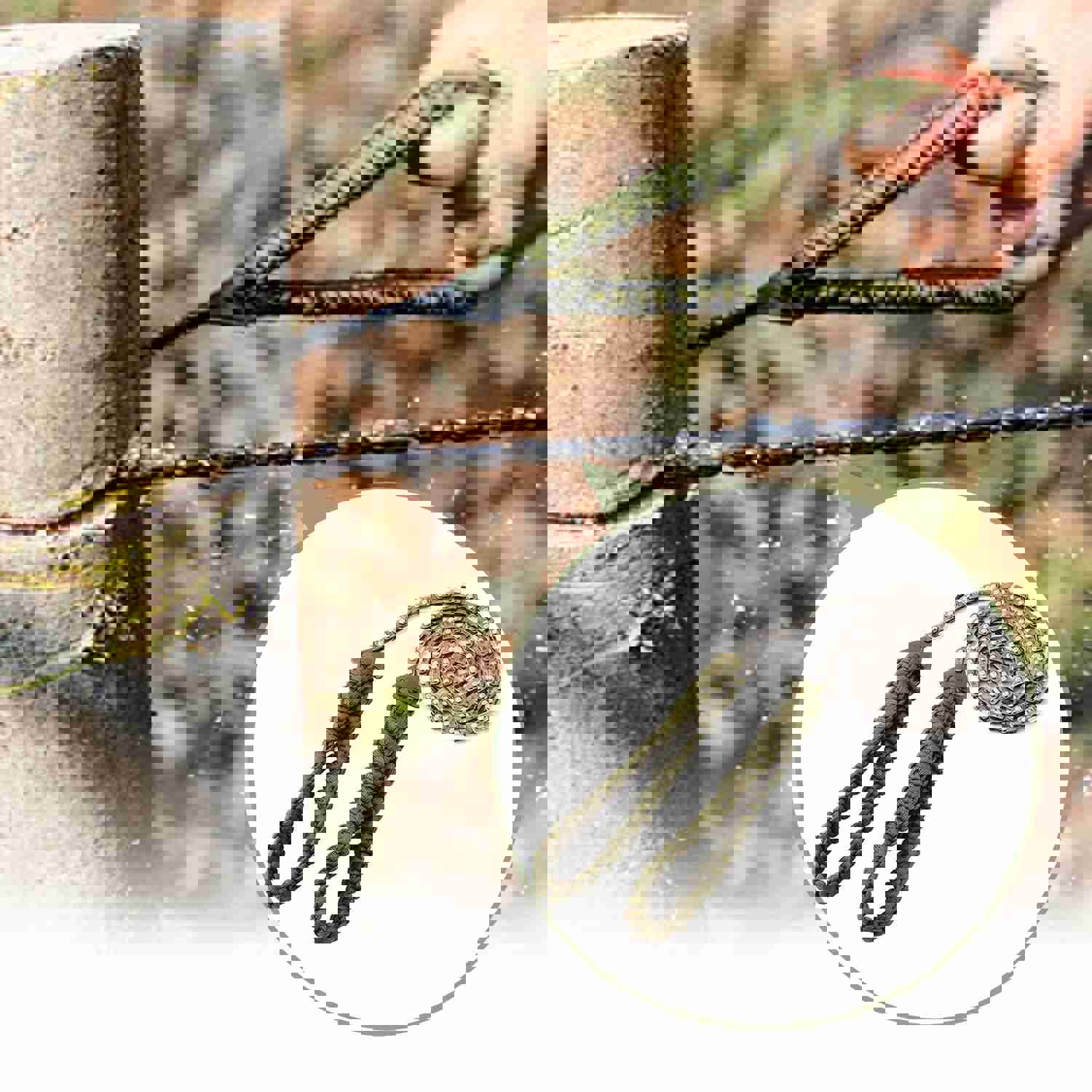 Pocket Chainsaw With Paracord Handle - Outdoor Survival Gear for Fast Wood & Tree Cutting