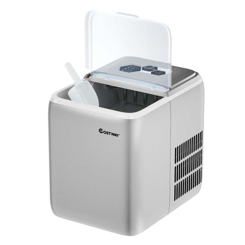 44LBS/24H Portable Ice Maker Countertop with Self-Clean Function