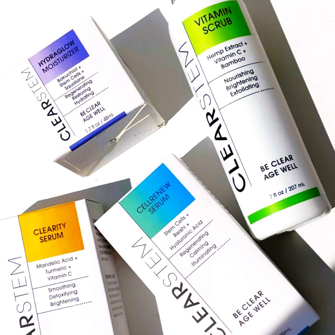 CLEARSTEM Clear Skin Kit - Anti-aging & Anti-acne Skincare Routine