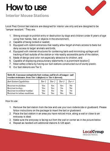 Mouse Bait Station with Keys - Child and Pet Safe Tamper Resistant Corner Unit Mini Rodent Trap Bait Stations - Heavy Duty and Reusable for Home, Indoor Outdoor Use (12 Pack, 3 Key - Black)