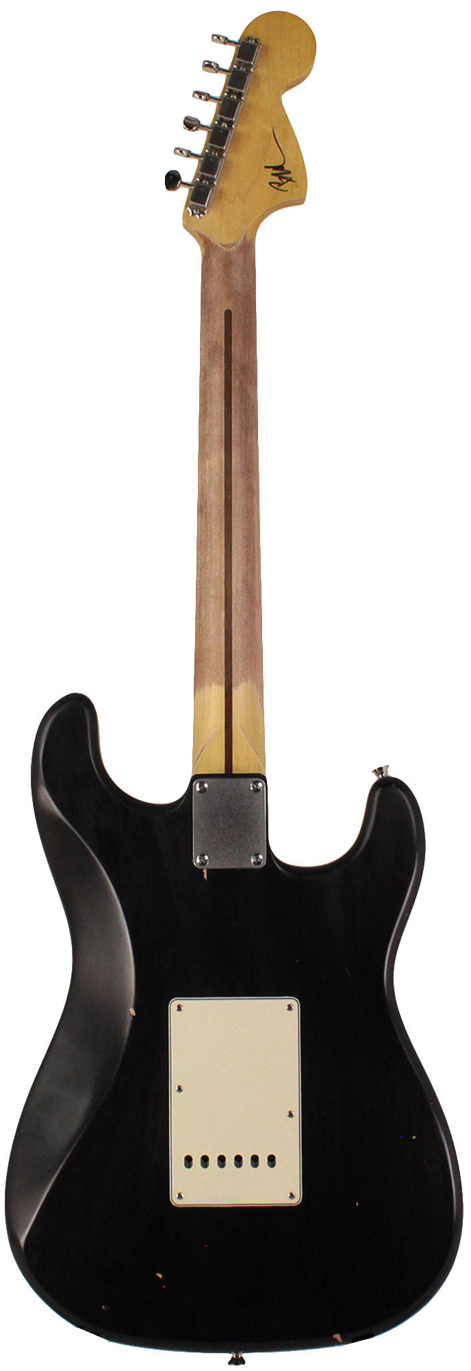 Nash S-68HX Hendrix Guitar, Black, Light Aging - Vintage Strat Model