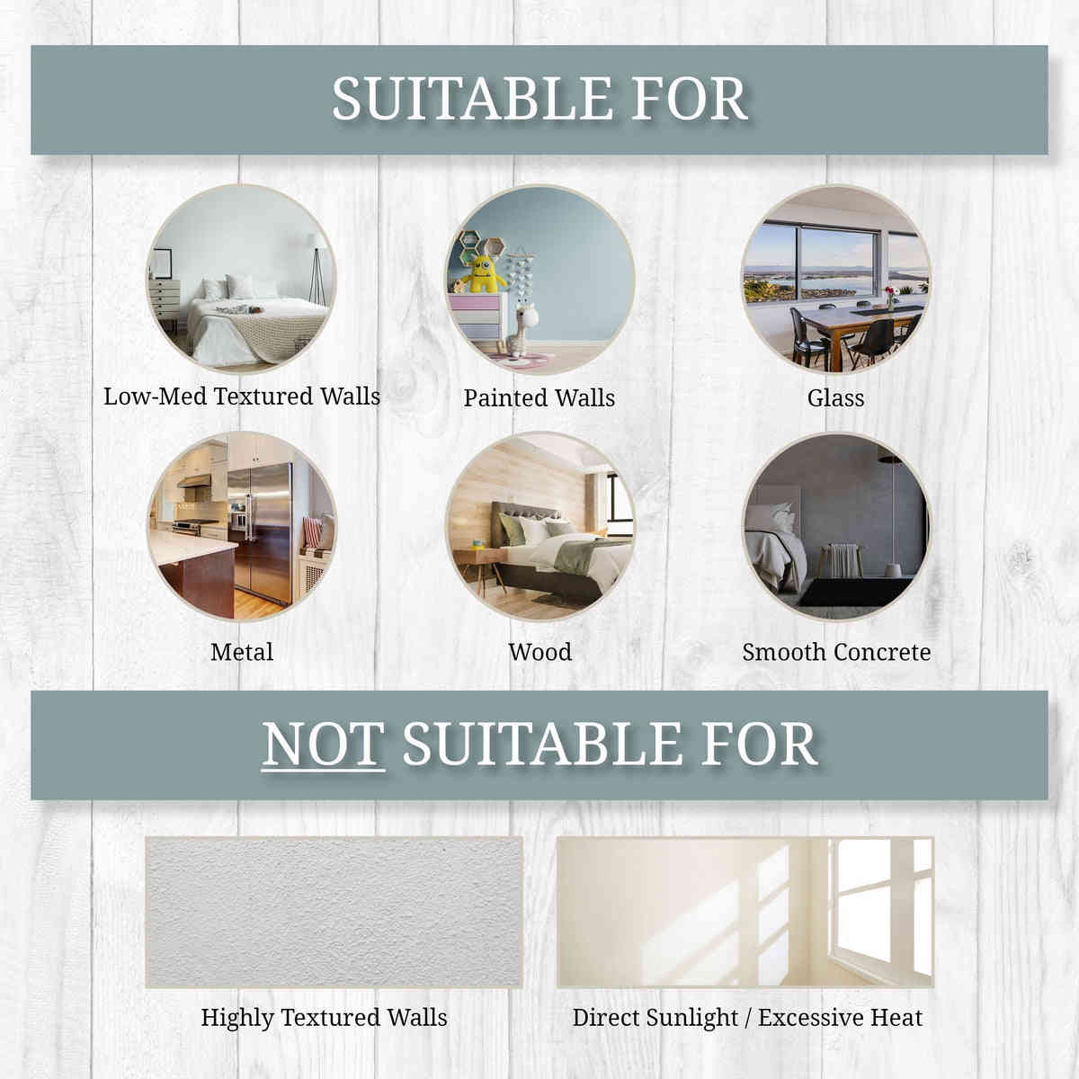 Neutral Rainbow Wall Decals