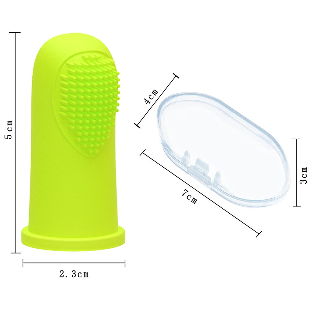 Soft Silicone Pet Finger Toothbrush for Dog Teeth Cleaning