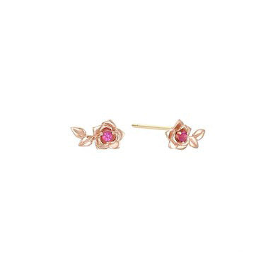 Beauty and the Beast Belle Rose Stud Earrings