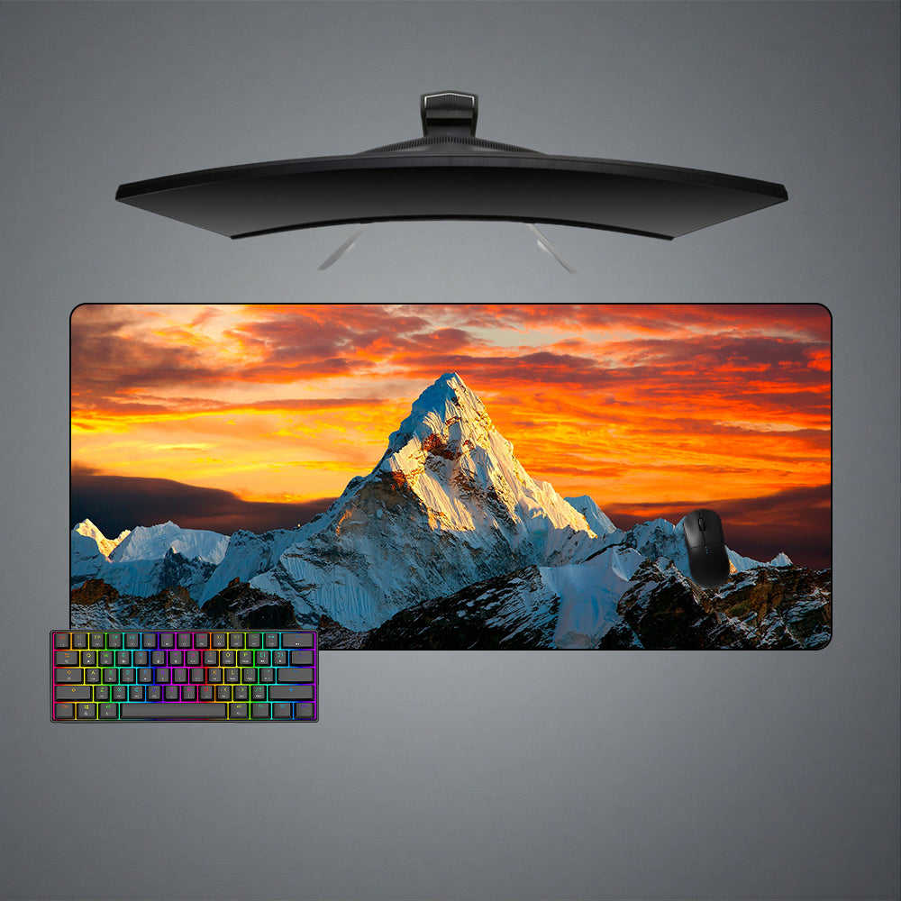 Himalayas Design M-XXL Size Gaming Mouse Pad - Smooth Surface for Enhanced Accuracy