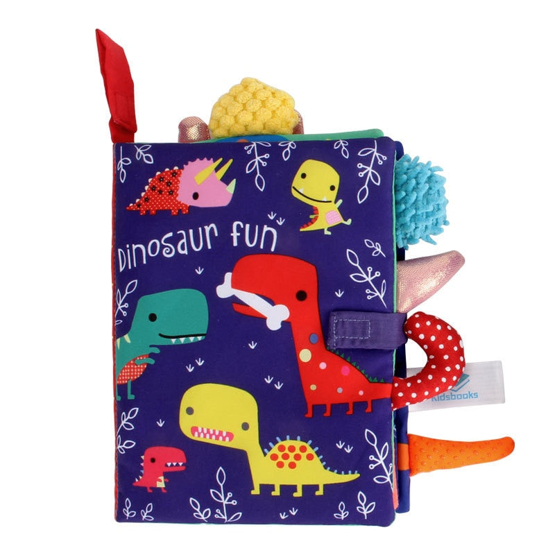 Baby Rattle Puzzle Cloth Book - Early Educational Toy for Cognitive Development