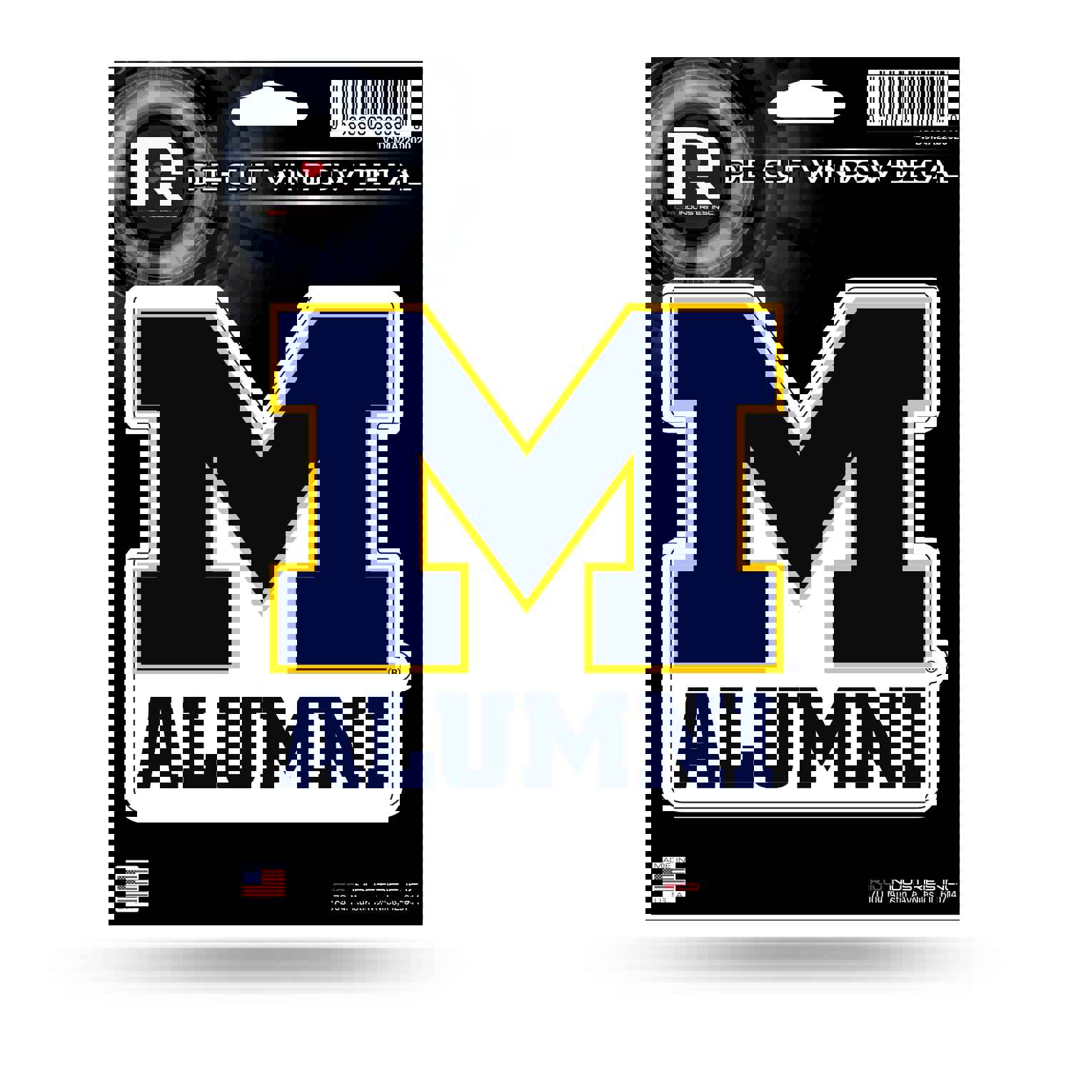 NCAA Michigan Wolverines 5 x 7 Vinyl Die-Cut Decal - Car/Truck/Home Accessory