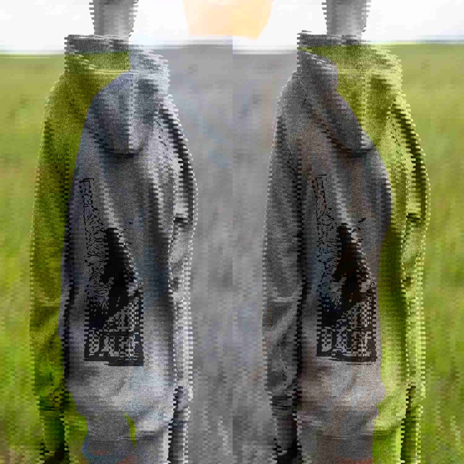 Kids CDA Bigfoot Gray Zip Hoodie
