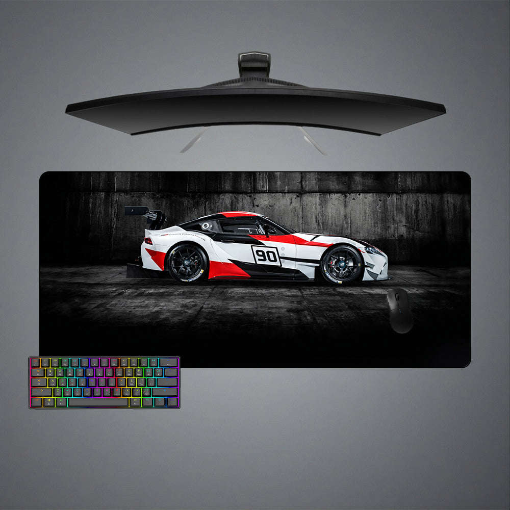 GR Supra Design Gaming Mouse Pad - M-XXL Size, Non-Slip Rubber Base, Stitched Edges