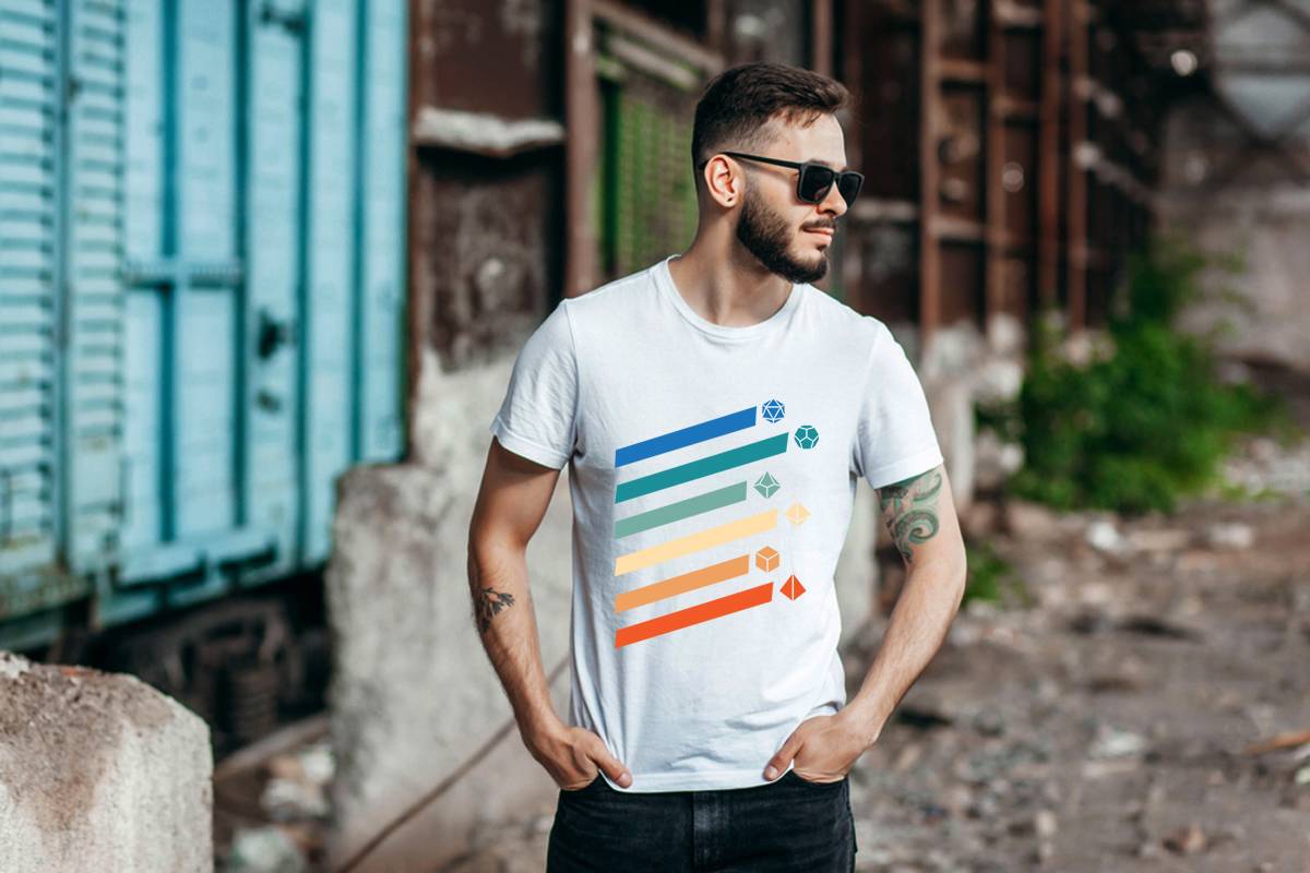 Vintage DnD Dice Lovers Shirt - Retro Geeky Unisex Tee