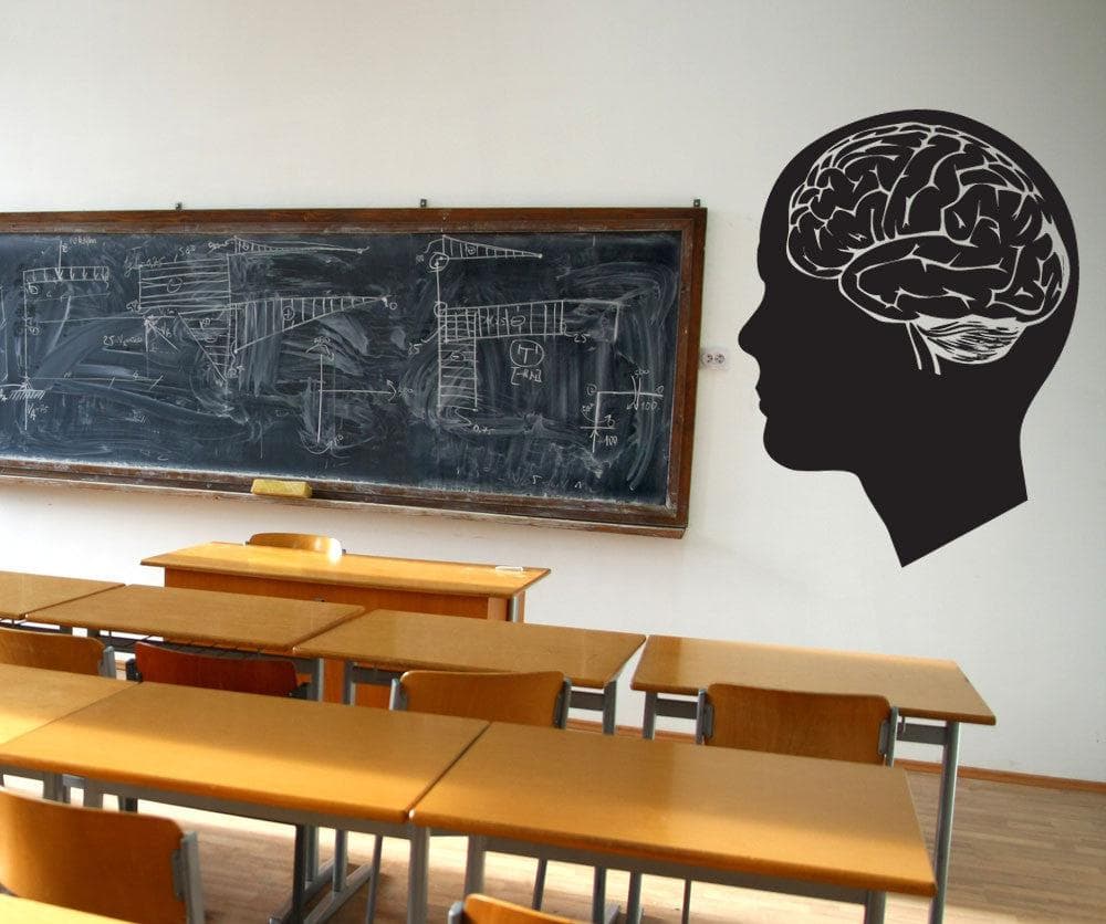 Vinyl Wall Decal Sticker Human Brain #1201 - Removable & Easy to Apply
