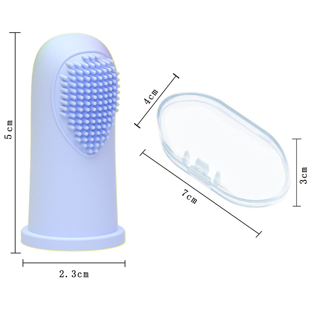 Soft Silicone Pet Finger Toothbrush for Dog Teeth Cleaning