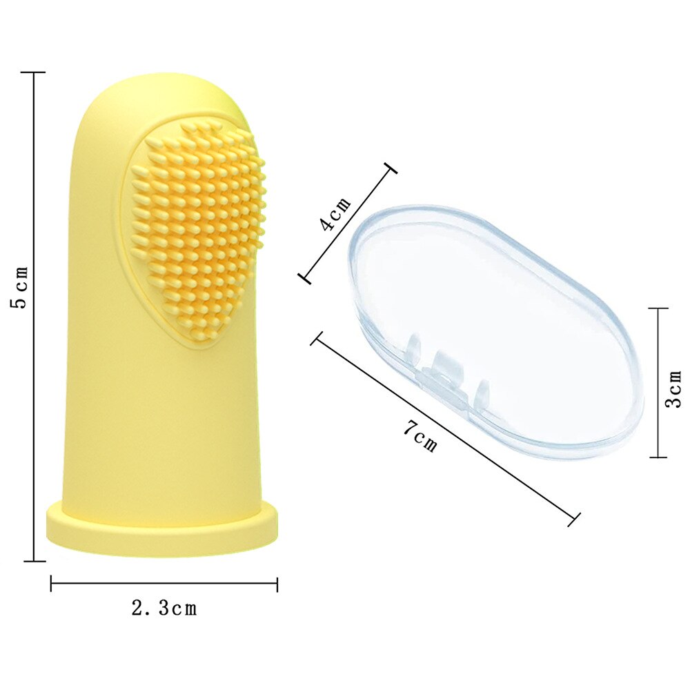 Soft Silicone Pet Finger Toothbrush for Dog Teeth Cleaning