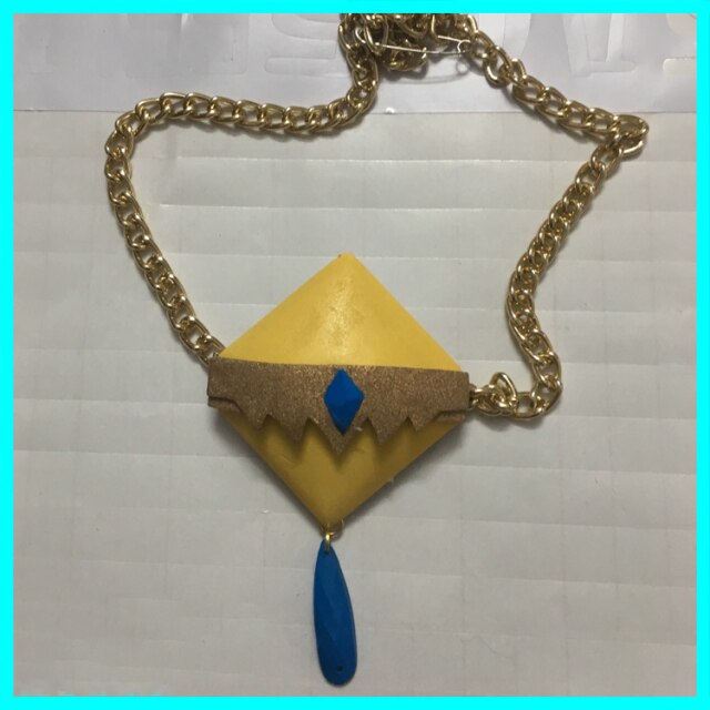 Anime Wonder Egg Priority Momoe Sawaki Cosplay Prop Necklace Weapon Flagpole