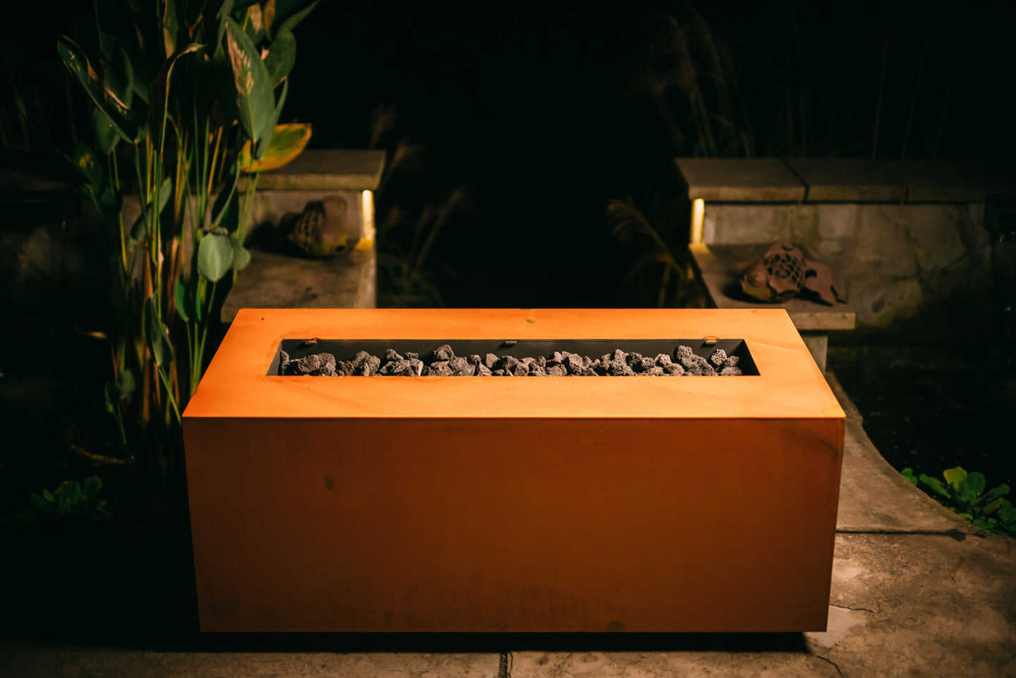 Fire Pit Art Linear 48 - 190K BTU Burner Gas Fire Pit