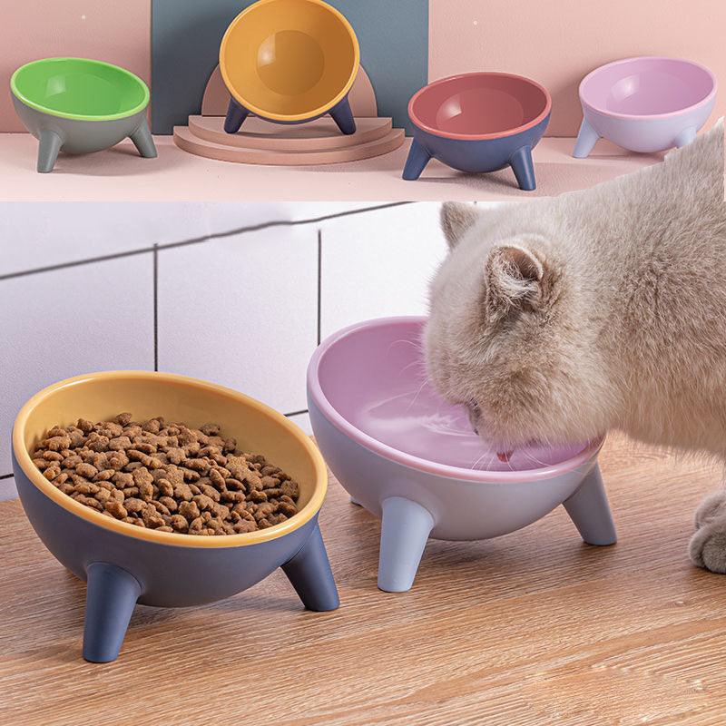 Nordic Color Pet Feeding Bowl with Stand for Cats, Dogs, and Rabbits