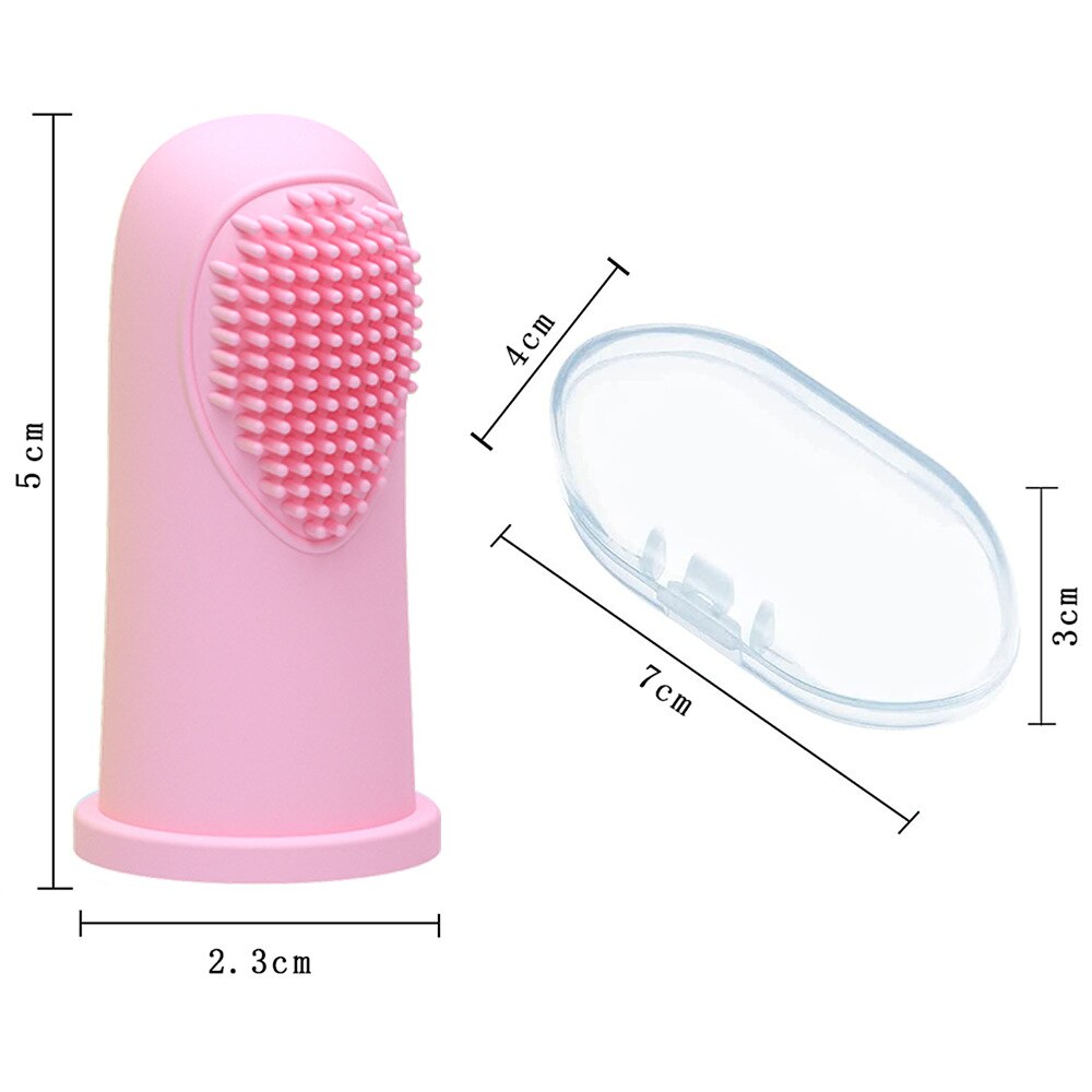 Soft Silicone Pet Finger Toothbrush for Dog Teeth Cleaning