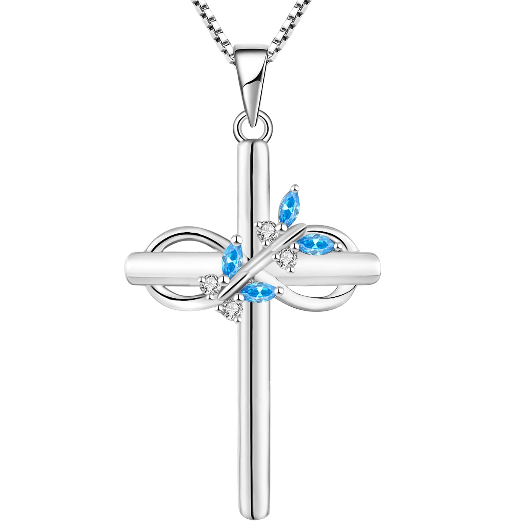 Yeelery Butterfly Infinity Gem Necklaces
