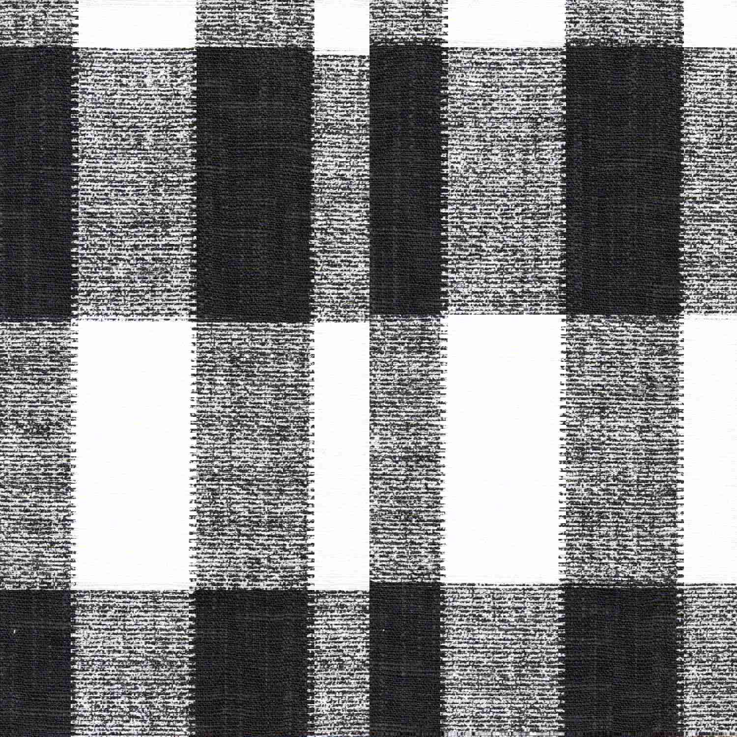Empress Swag Valance in Anderson Black Buffalo Check Plaid