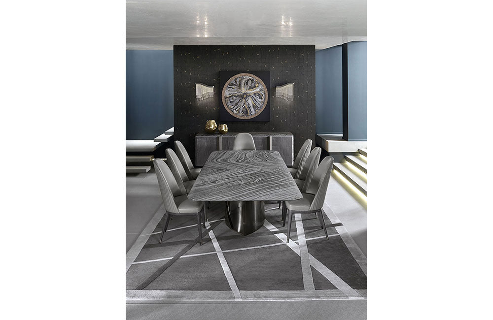 Mirage Marble Top Rectangular Table - Giorgio Collection