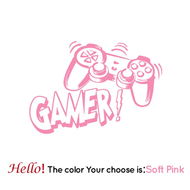 Creative Cartoon Gaming Wall Sticker for Kids Room and Game Room Decoration