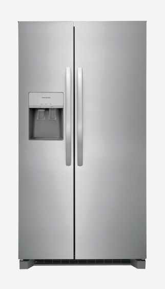 Frigidaire 25.6-cu ft Side-by-Side Refrigerator with Ice Maker (Easycare Stainless Steel)