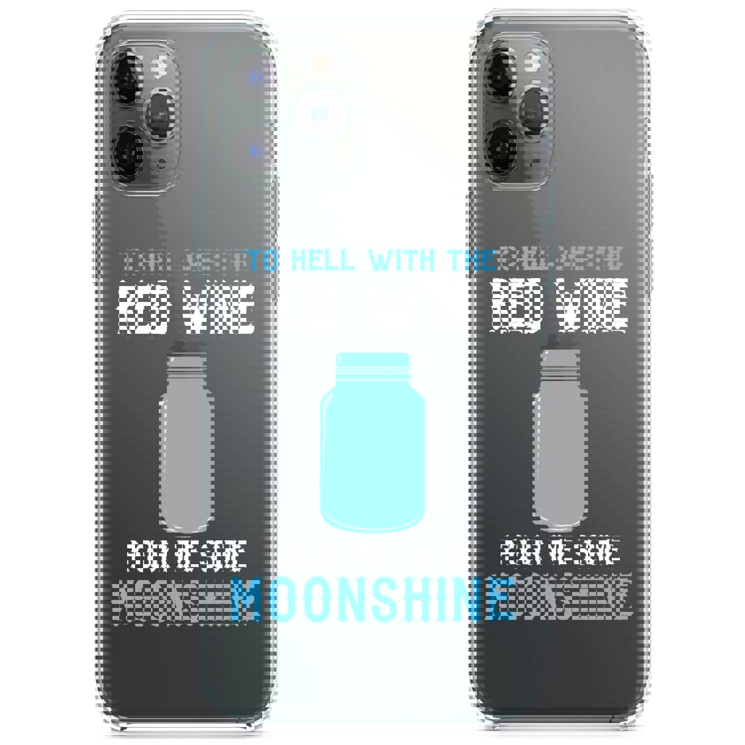 DistinctInk® Clear Shockproof Hybrid Case for Apple iPhone / Samsung Galaxy / Google Pixel