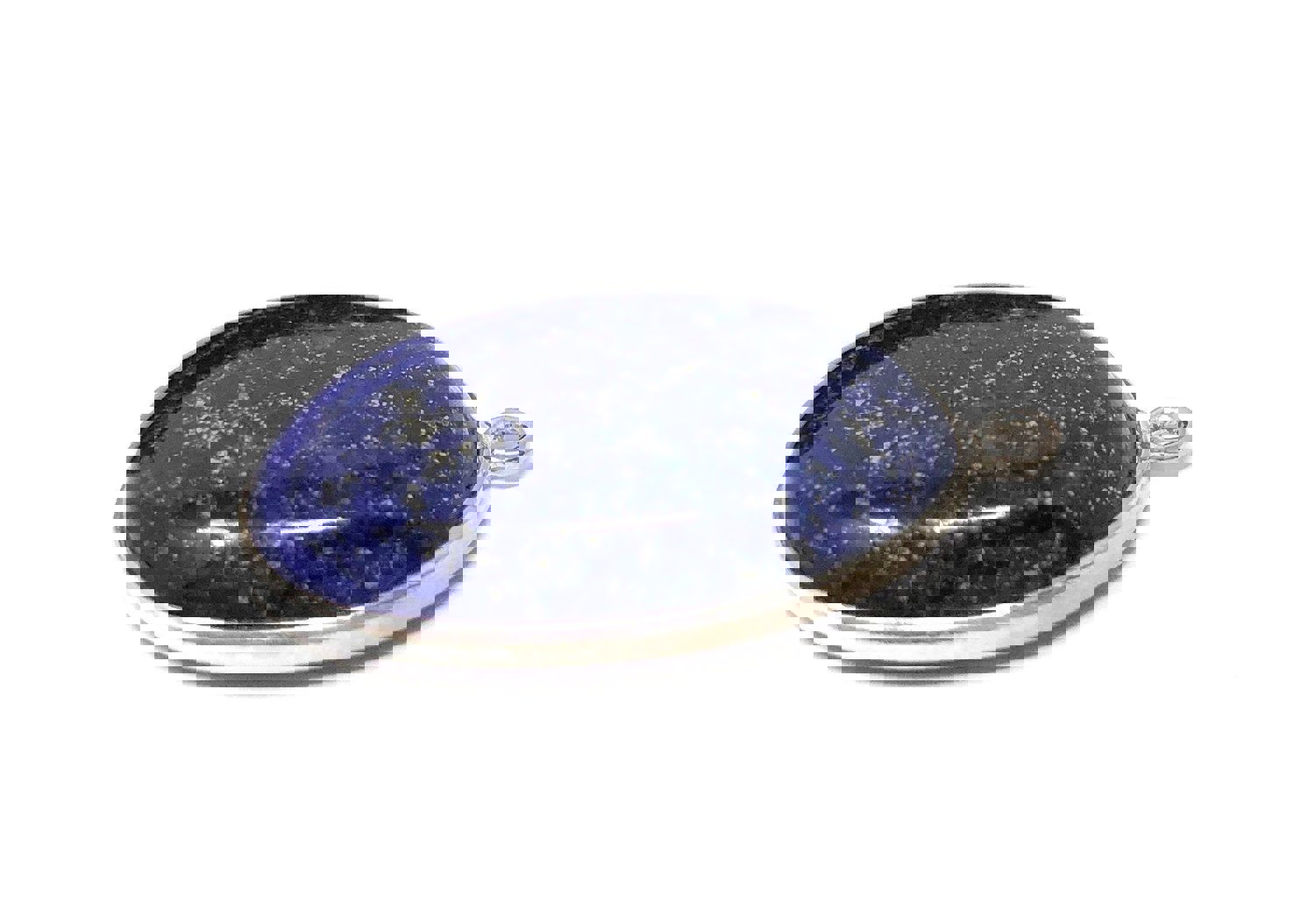 Sterling Silver Lapis Lazuli Charm for DIY Jewelry Making