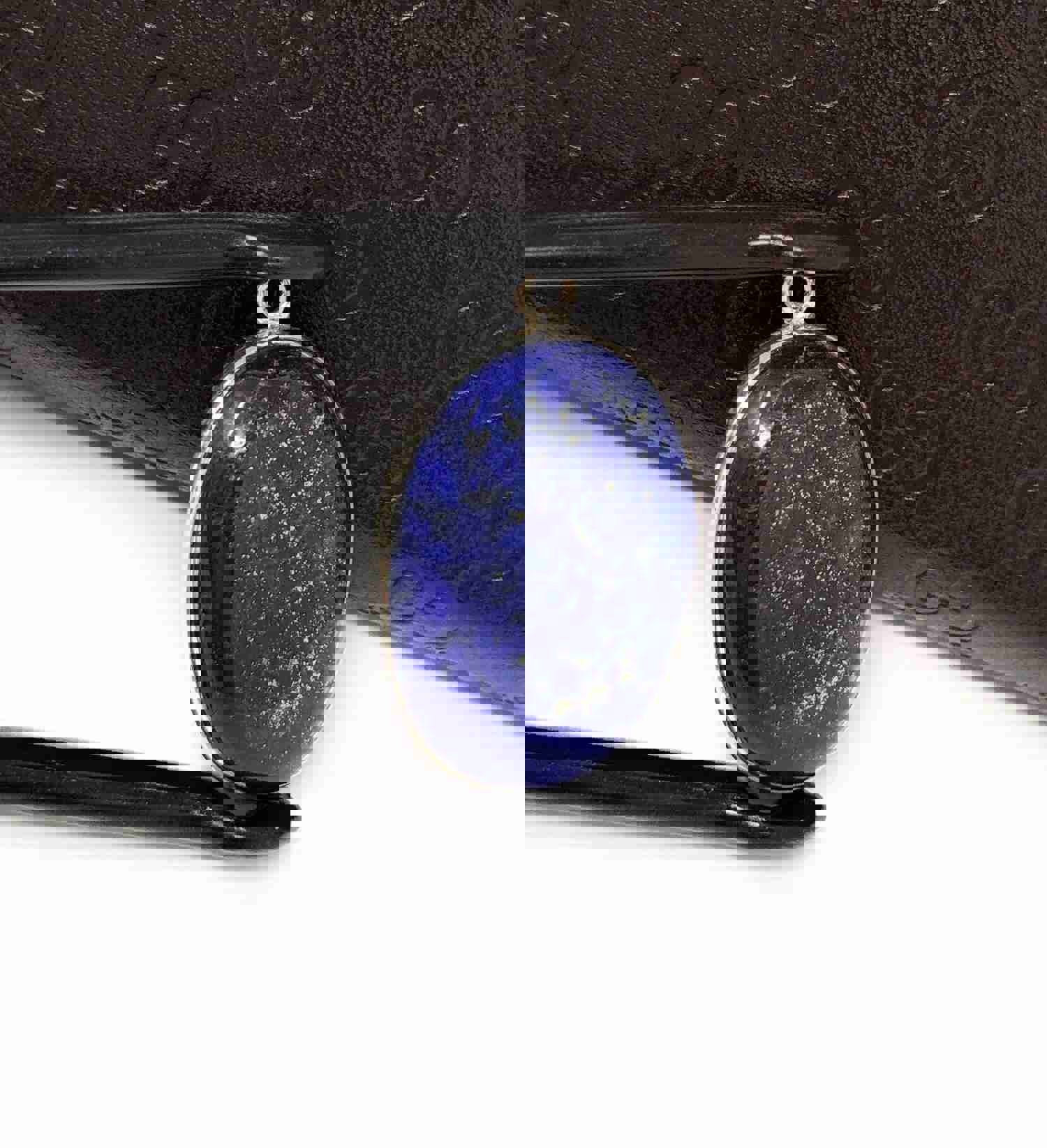 Sterling Silver Lapis Lazuli Charm for DIY Jewelry Making