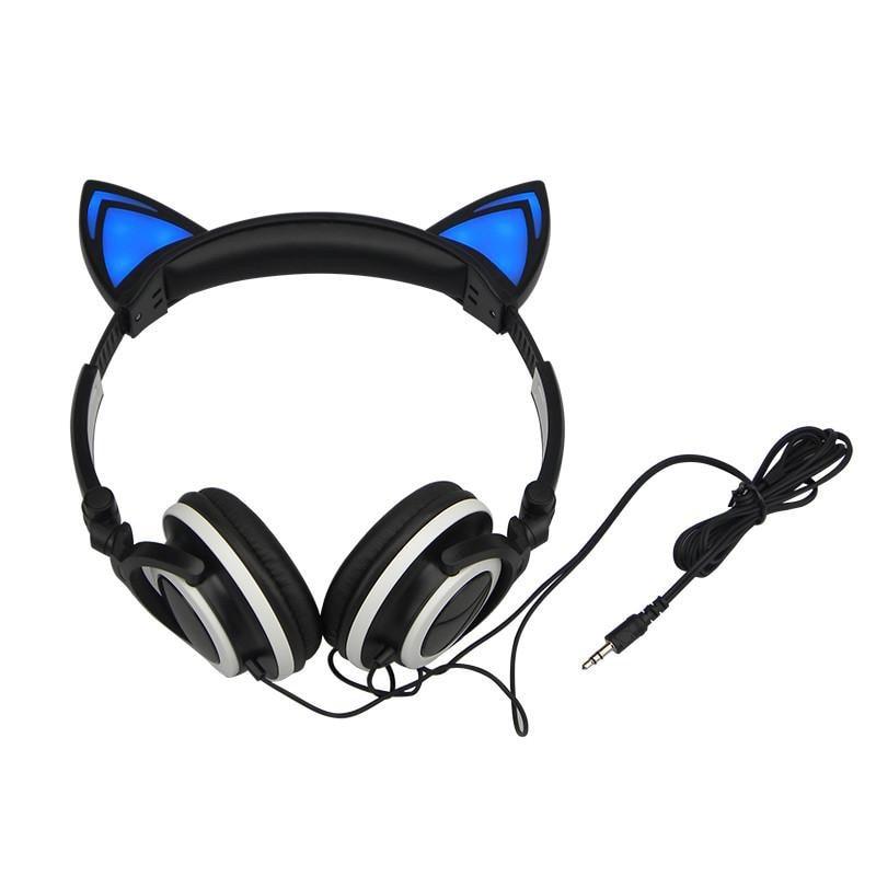 LED Cat Ear Headphones - Fun and Stylish Audio Experience