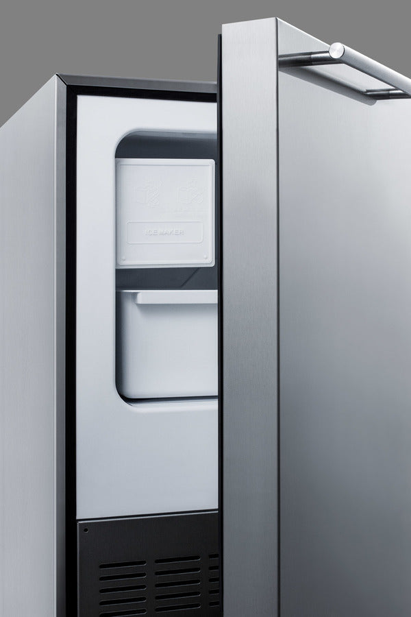 Summit - 16 ADA Compliant Drain-Free Ice Maker, 12 lbs. Capacity (BIM25H32)