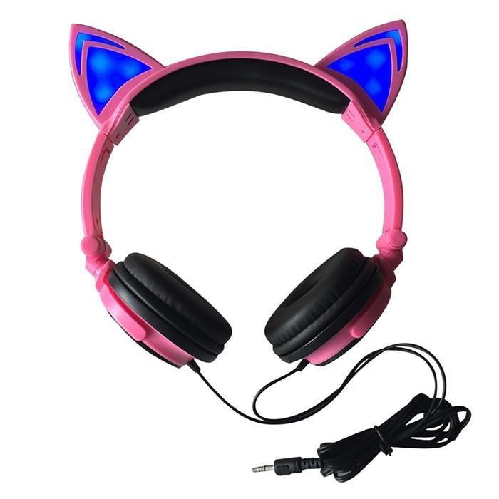 LED Cat Ear Headphones - Fun and Stylish Audio Experience
