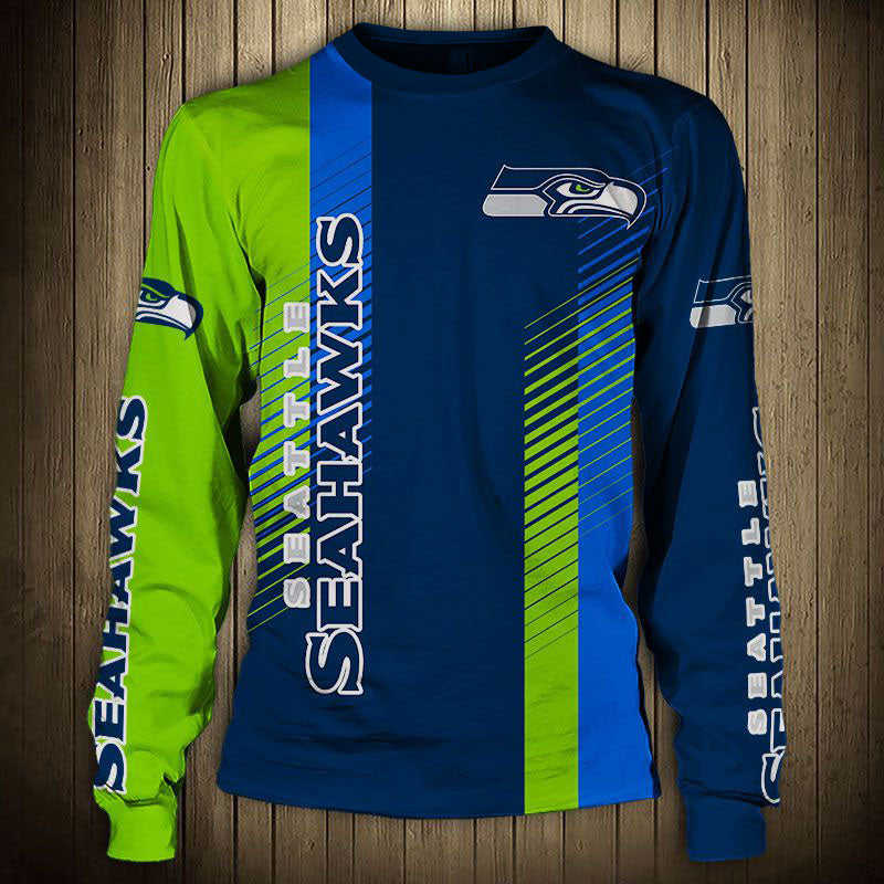 Women’s Seattle Seahawks Sweatshirt Stripe