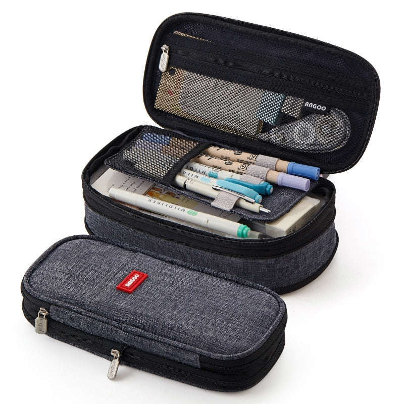 Lkblock Large Capacity Pencil Case for School, Office, and Kids